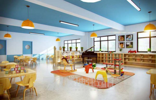  南昌幼兒園室內設計——吊頂的表現技巧！