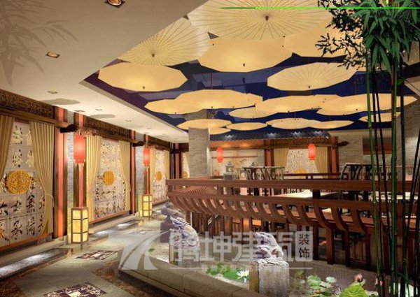 南昌高端茶樓裝修設計——江西騰坤建筑裝飾工程有限公司